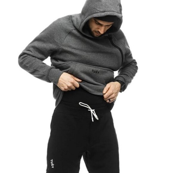 NWOT Tuxy Lounge Suit in Black and Grey, M - Picture 2 of 12